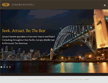 Tablet Screenshot of gerard-daniels.com